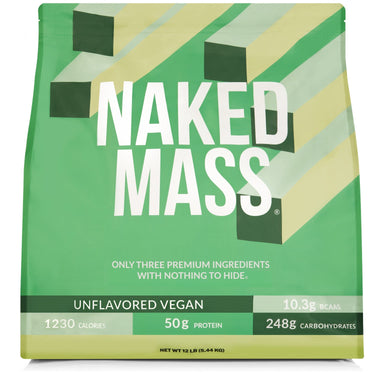 Vegan Weight Gainer Supplement | Naked Vegan Mass - 12LB